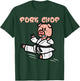 Pig Karate Pork Chop Funny Hog Swine Pun Men Boys Kids Women T-Shirt - T-Shirt | Forest