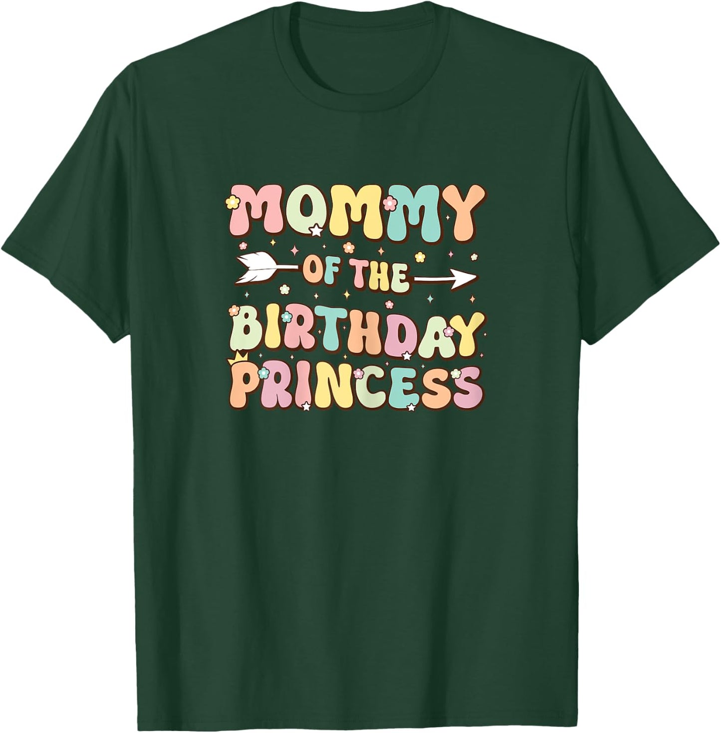 Mommy of the Birthday Princess Family Matching Birthday T-Shirt - T-Shirt | Forest
