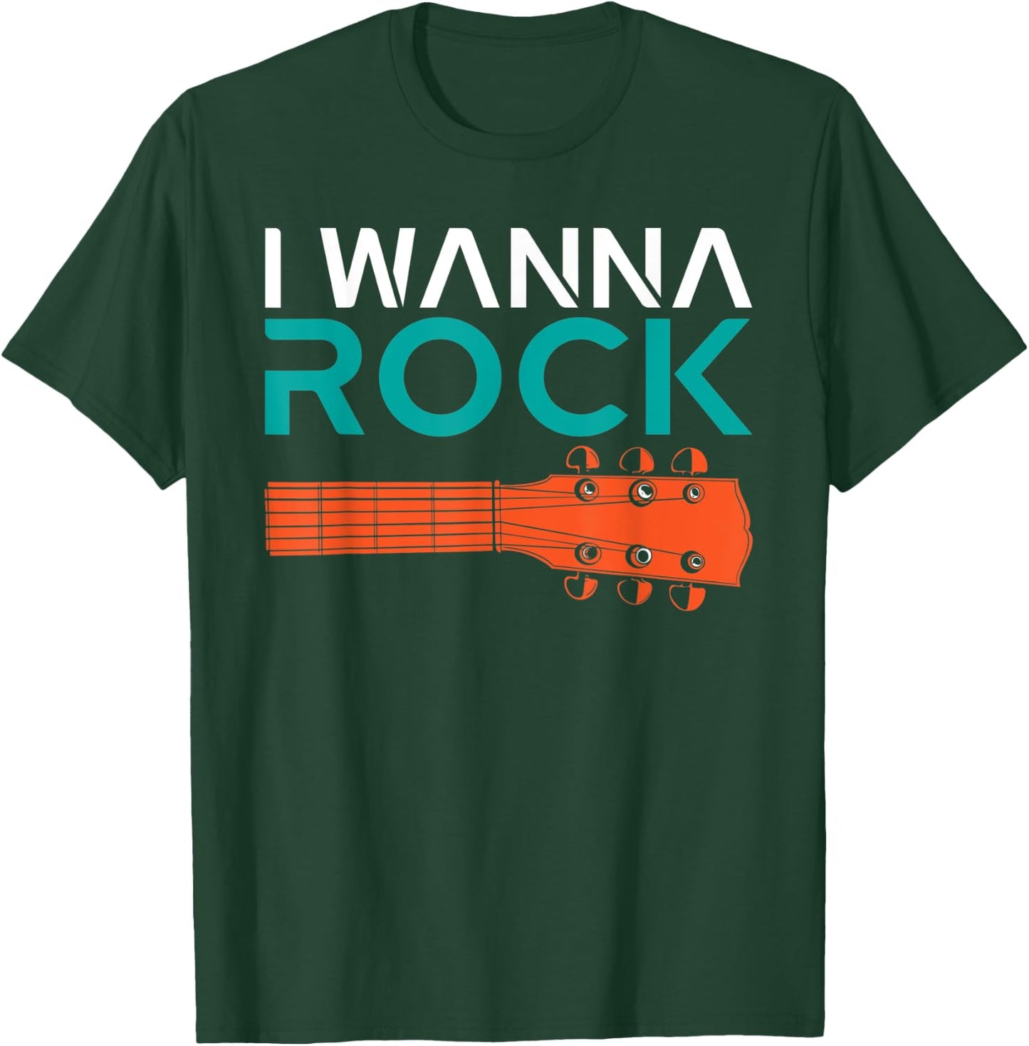 I wanna Rock and Roll Rocker T-Shirt - T-Shirt | Forest