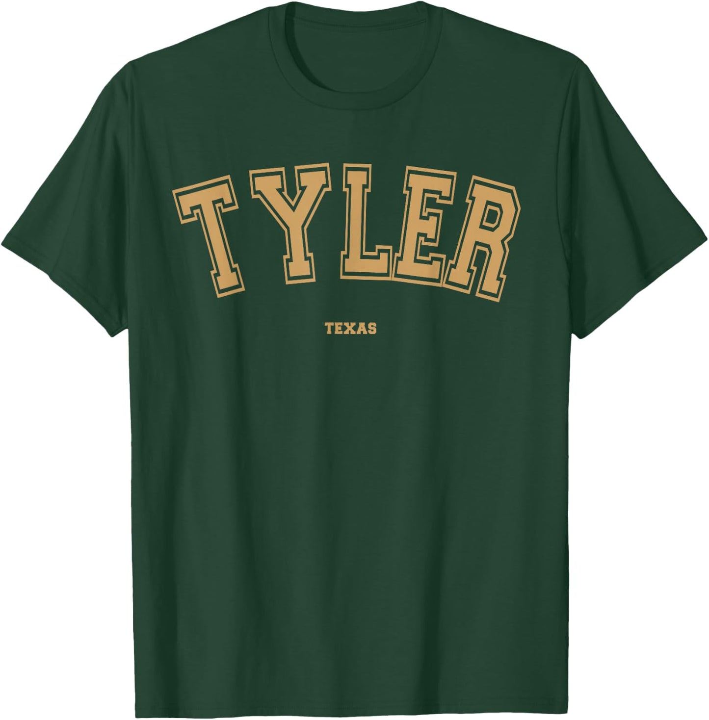 Tyler Sports College Style on Tyler T-Shirt - T-Shirt | Forest