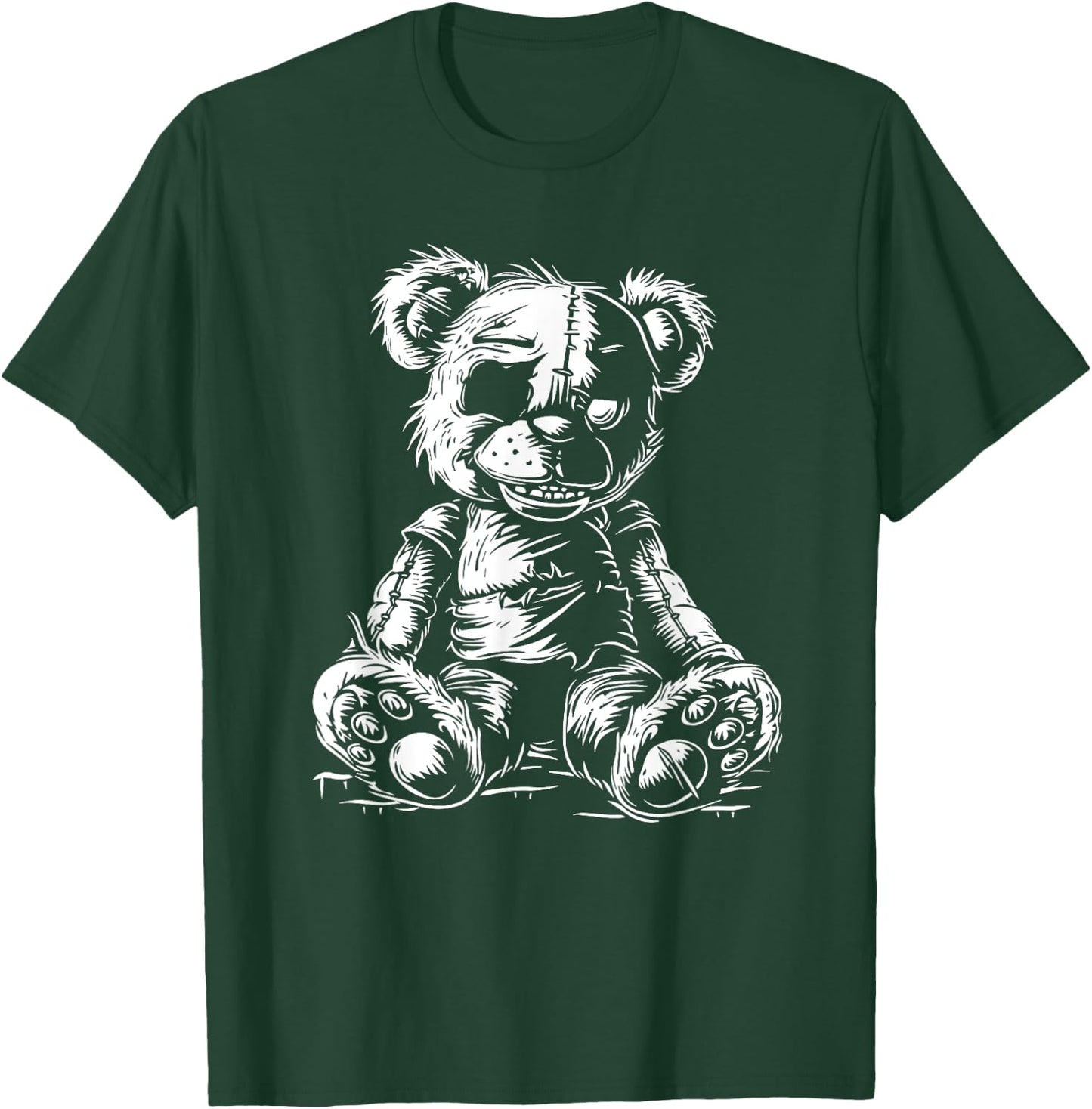 Horror Teddy Bear T-Shirt - T-Shirt | Forest