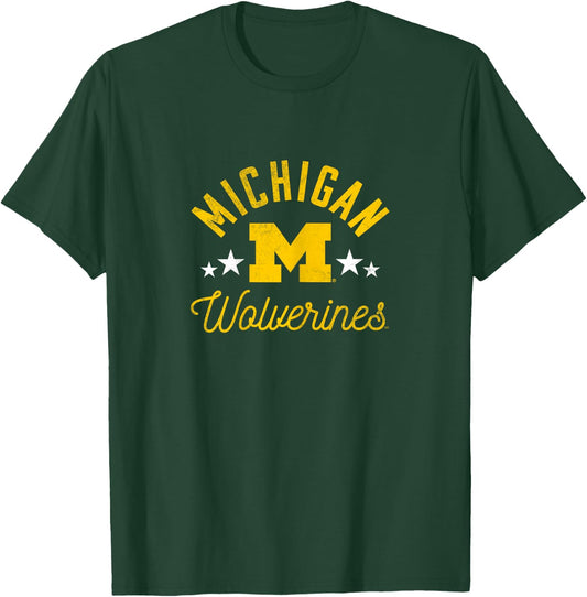 University of Michigan Wolverines U of M Wolverines T-Shirt - T-Shirt | Forest