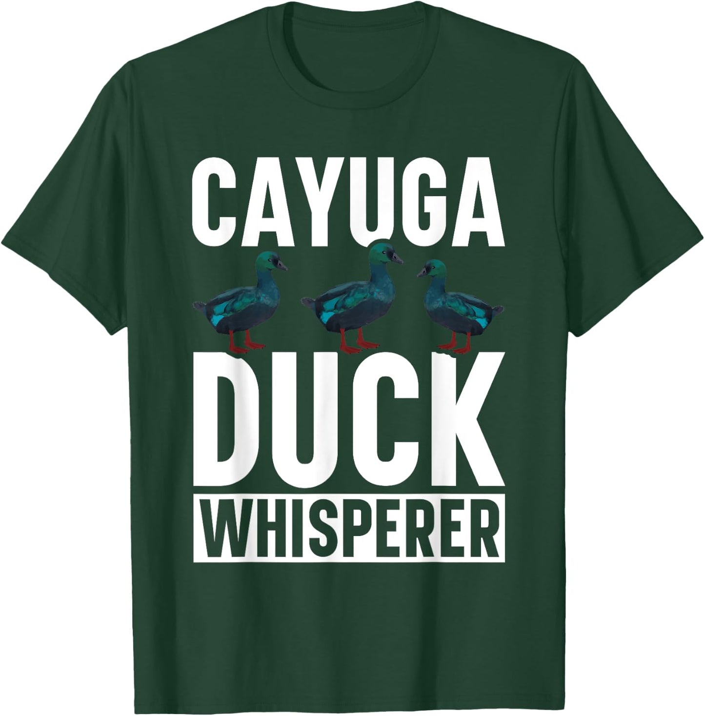 Cayuga Duck Stuffed Animal Plush Caygua Duck Lover Food T-Shirt - T-Shirt | Forest