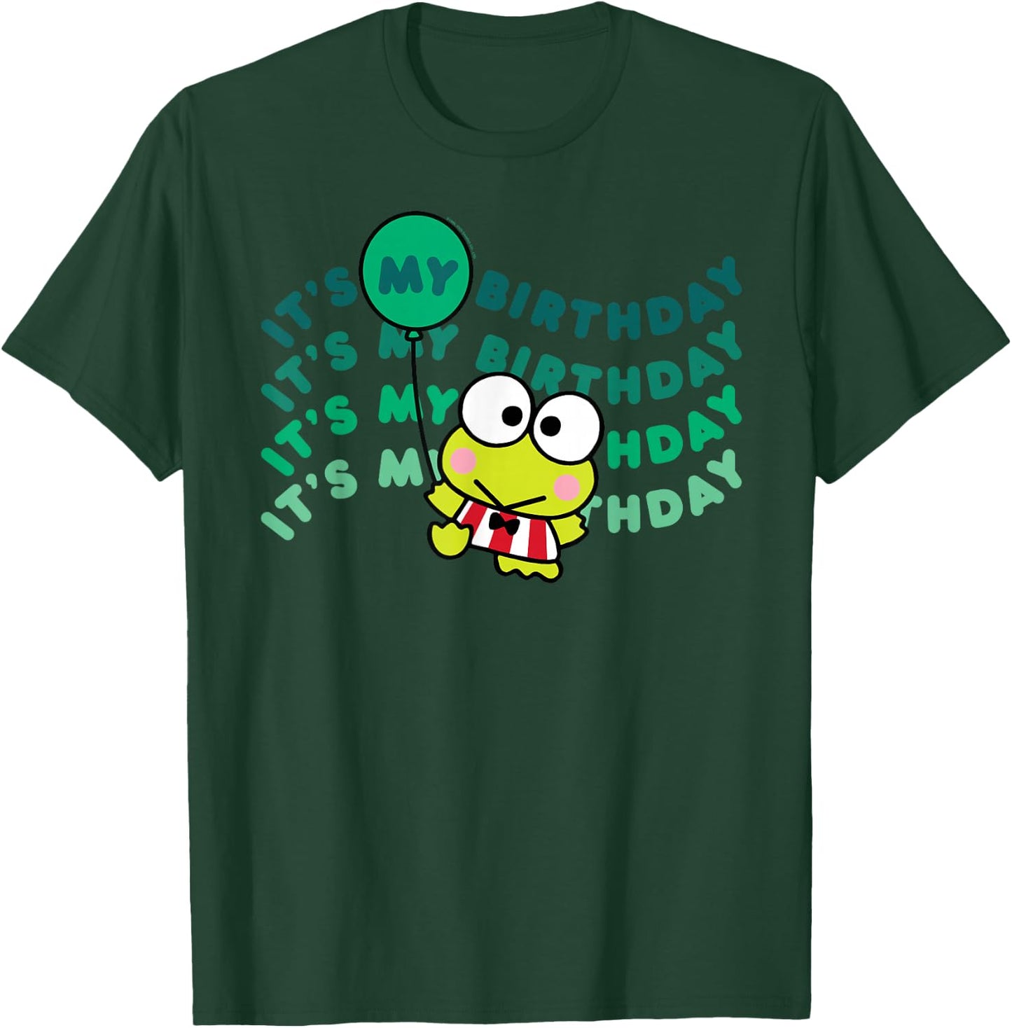 Keroppi It's My Birthday T-Shirt - T-Shirt | Forest
