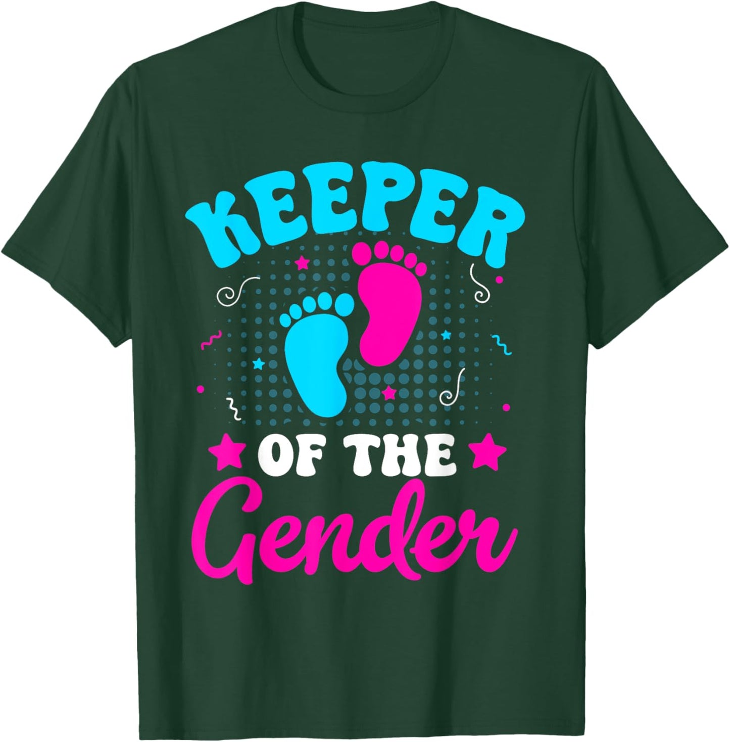 Keeper of the Gender Baby Reveal T-Shirt - T-Shirt | Forest