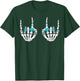 Western Rock On Skeleton Hands Rock And Roll Cowgirl Cowboy T-Shirt - T-Shirt | Forest