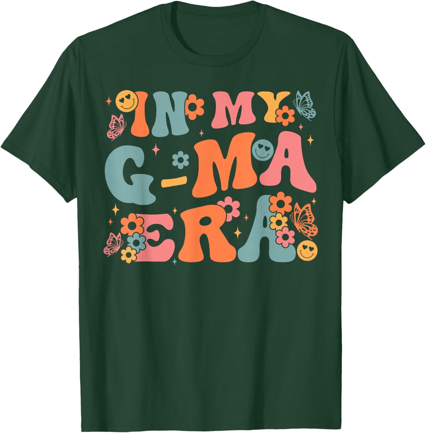 In My G-Ma Era Baby Announcement for Grandma Mother's Day T-Shirt - T-Shirt | Forest