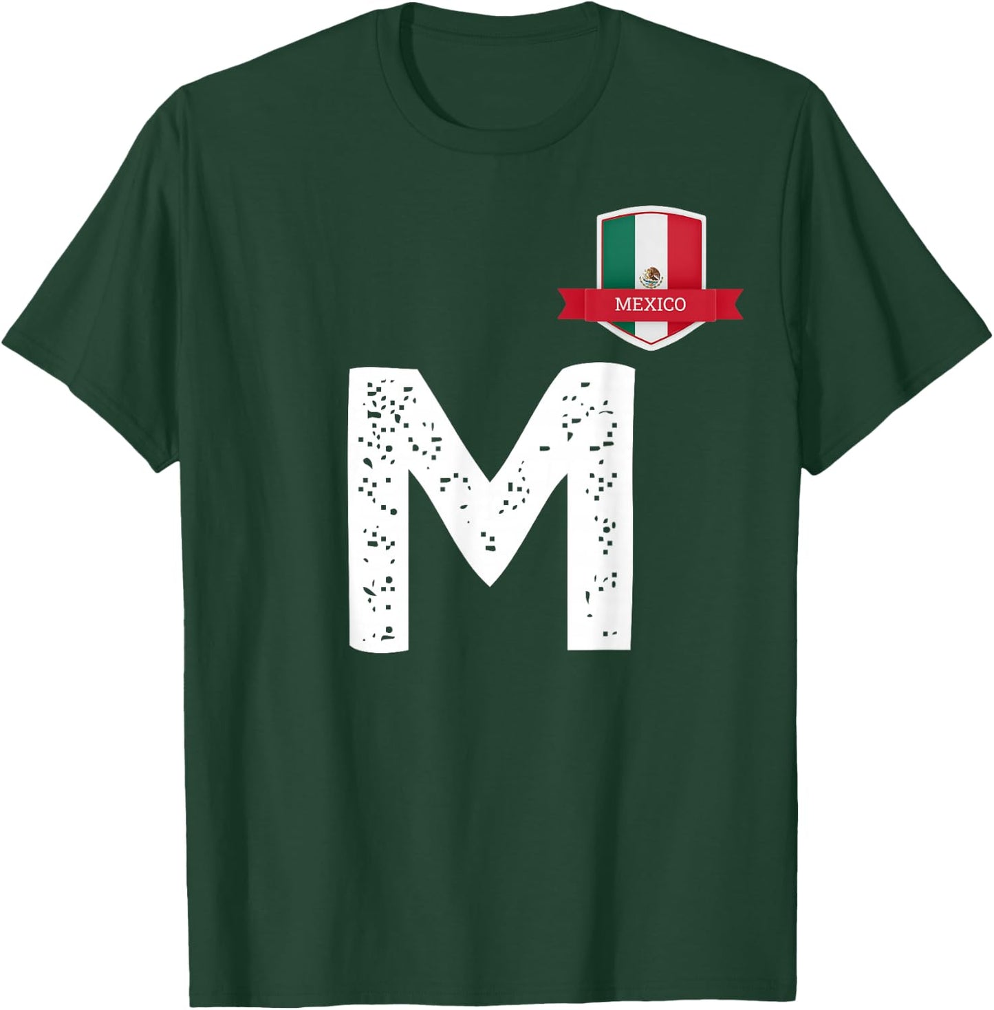 Mexico Human Flag M Mexican Mexico T-Shirt - T-Shirt | Forest