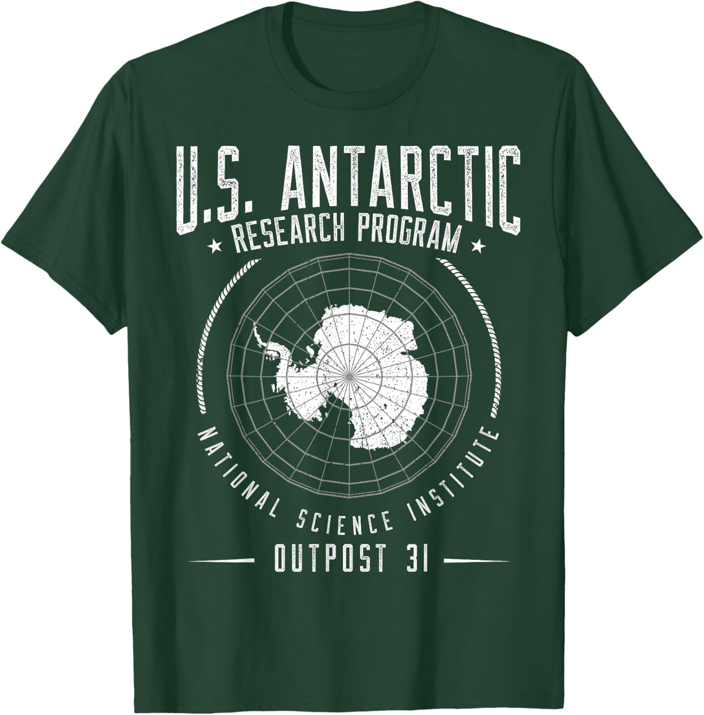 Antarctica - South Pole - Antarctic Circle Outpost 31 T-Shirt - T-Shirt | Forest