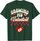 Growing My Valentine New Mom Valentines Pregnancy Pregnant T-Shirt - T-Shirt | Forest