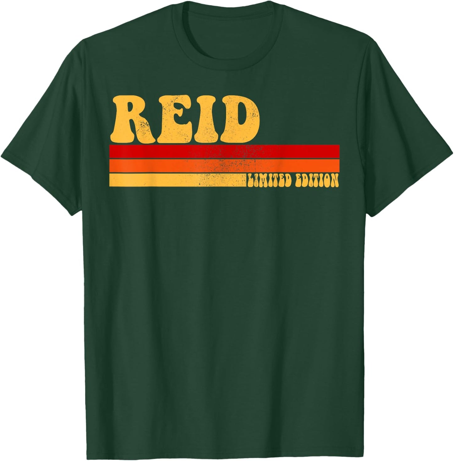 REID Name Personalized Idea Men Retro Vintage REID T-Shirt - T-Shirt | Forest