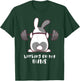 Working On My Buns Bunny Workout Gym Pun Gift Cute T Shirt T-Shirt - T-Shirt | Forest