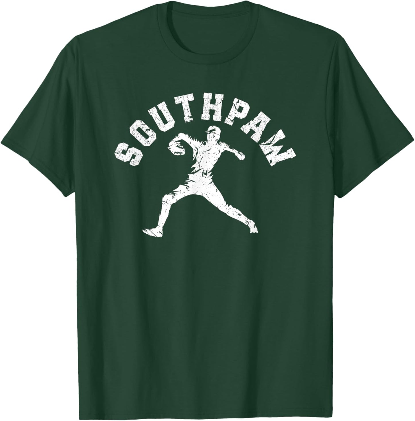 Southpaw Lefty Baseball Left Handed Pitcher T-Shirt - T-Shirt | Forest