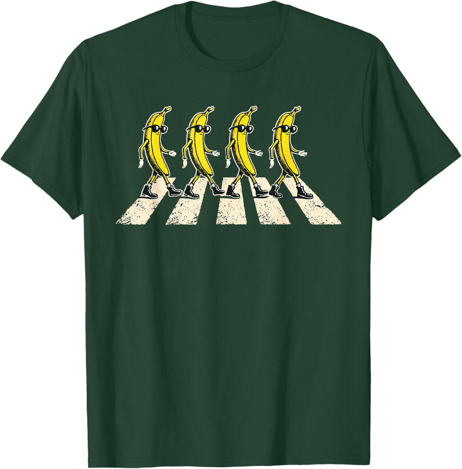 Retro Banana Novelty Men Women Kids Funny Banana T-Shirt - T-Shirt | Forest