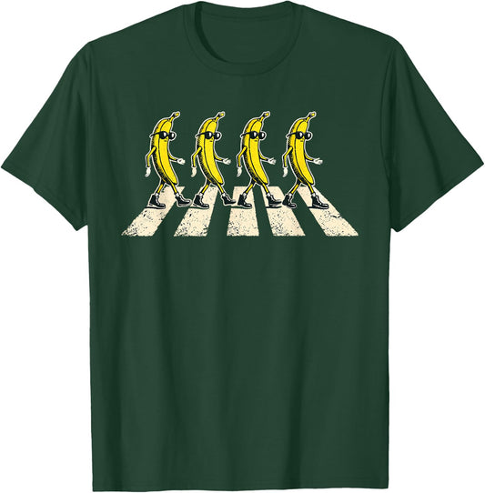 Retro Banana Novelty Men Women Kids Funny Banana T-Shirt - T-Shirt | Forest