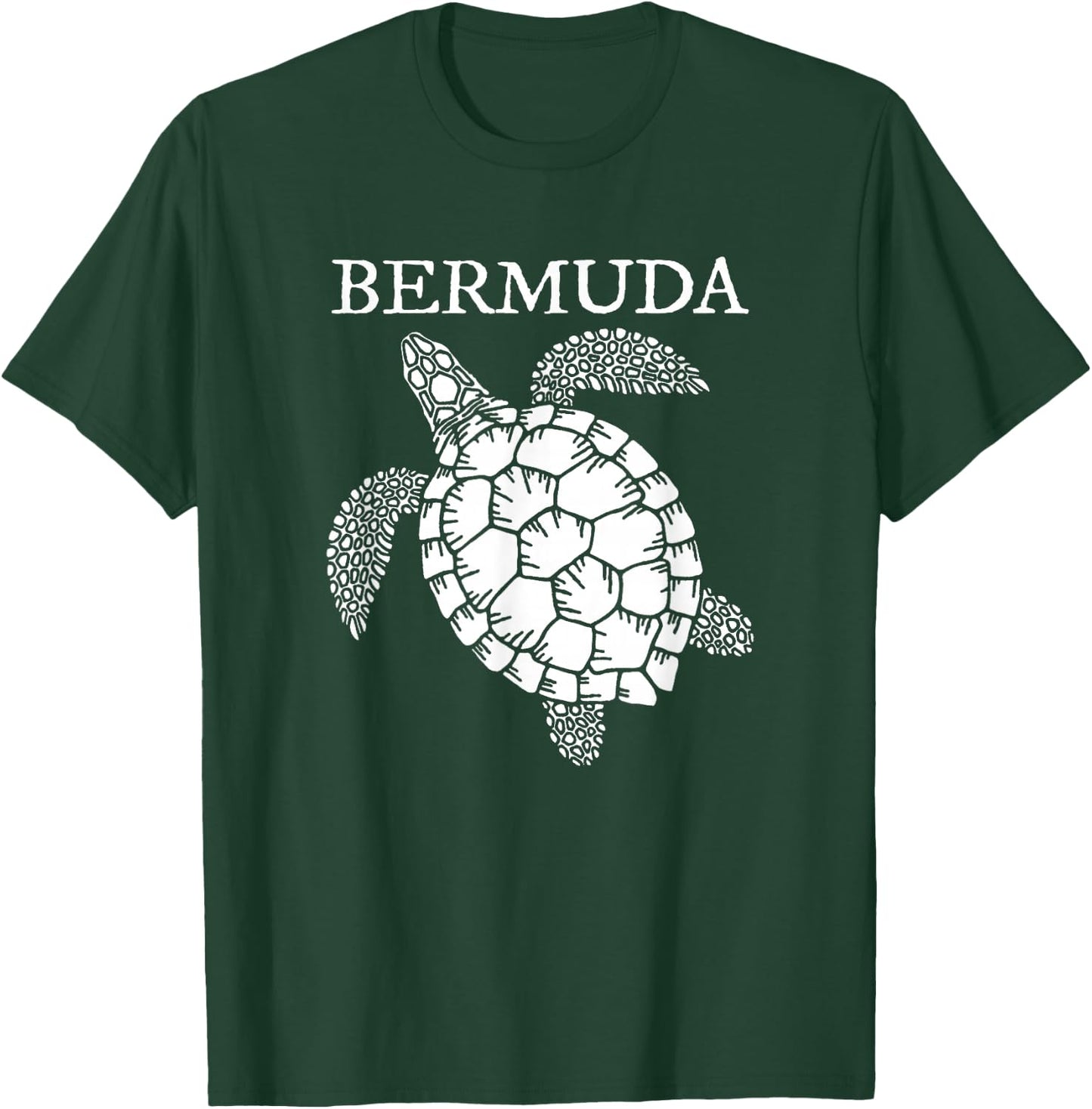 Bermuda Sea Turtle Girls Boys Toddler Souvenir T-Shirt - T-Shirt | Forest