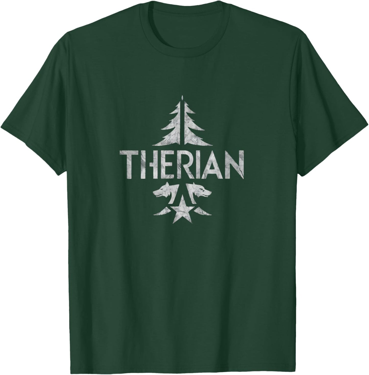 Wolf Therian Nature T-Shirt - T-Shirt | Forest