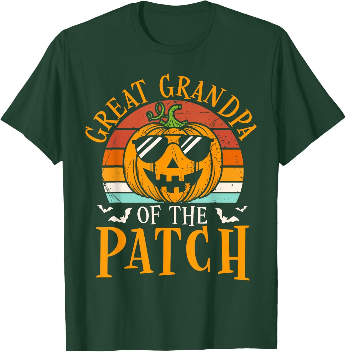 Great Grandpa Of The Patch Pumpkin Family Halloween Costume T-Shirt - T-Shirt | Forest
