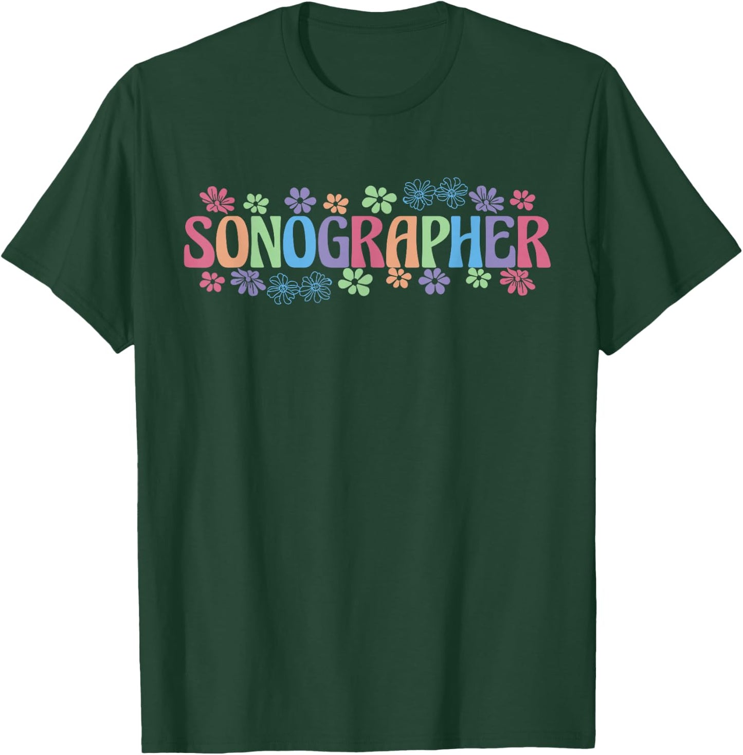 Ultrasound Nurse Sonography T-Shirt - T-Shirt | Forest