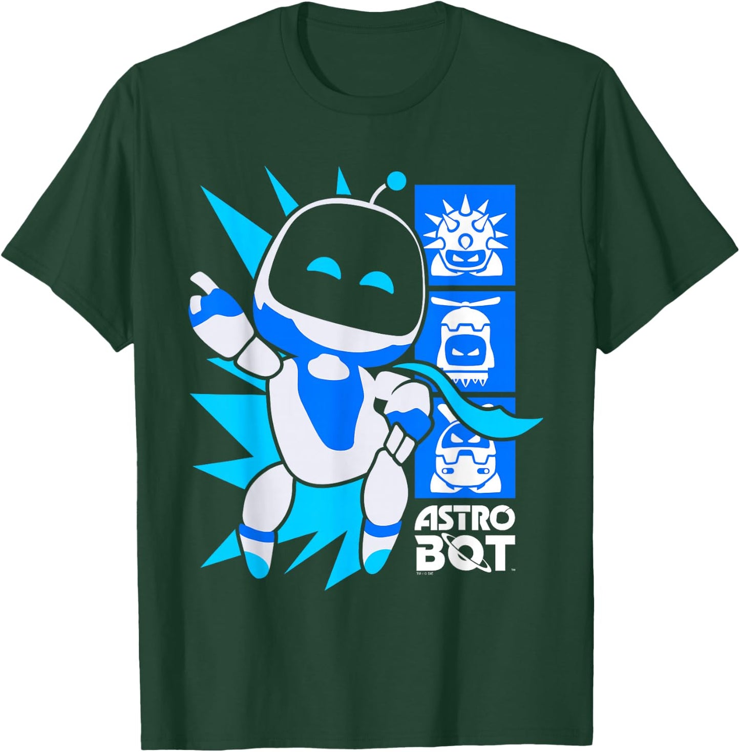 Astro Bot Rescue Mission Victory Pose Video Game T-Shirt - T-Shirt | Forest