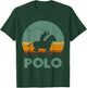 Polo Players Horseback Riding Horse Equestrian Sports T-Shirt - T-Shirt | Forest