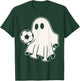 Funny Soccer Ghost Playing Soccer Lovers Halloween T-Shirt - T-Shirt | Forest