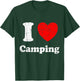 I Love Camping Graphic T-Shirt - T-Shirt | Forest
