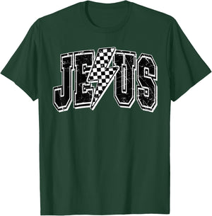 Funny Groovy Christian Faith Religious T-Shirt - T-Shirt | Forest