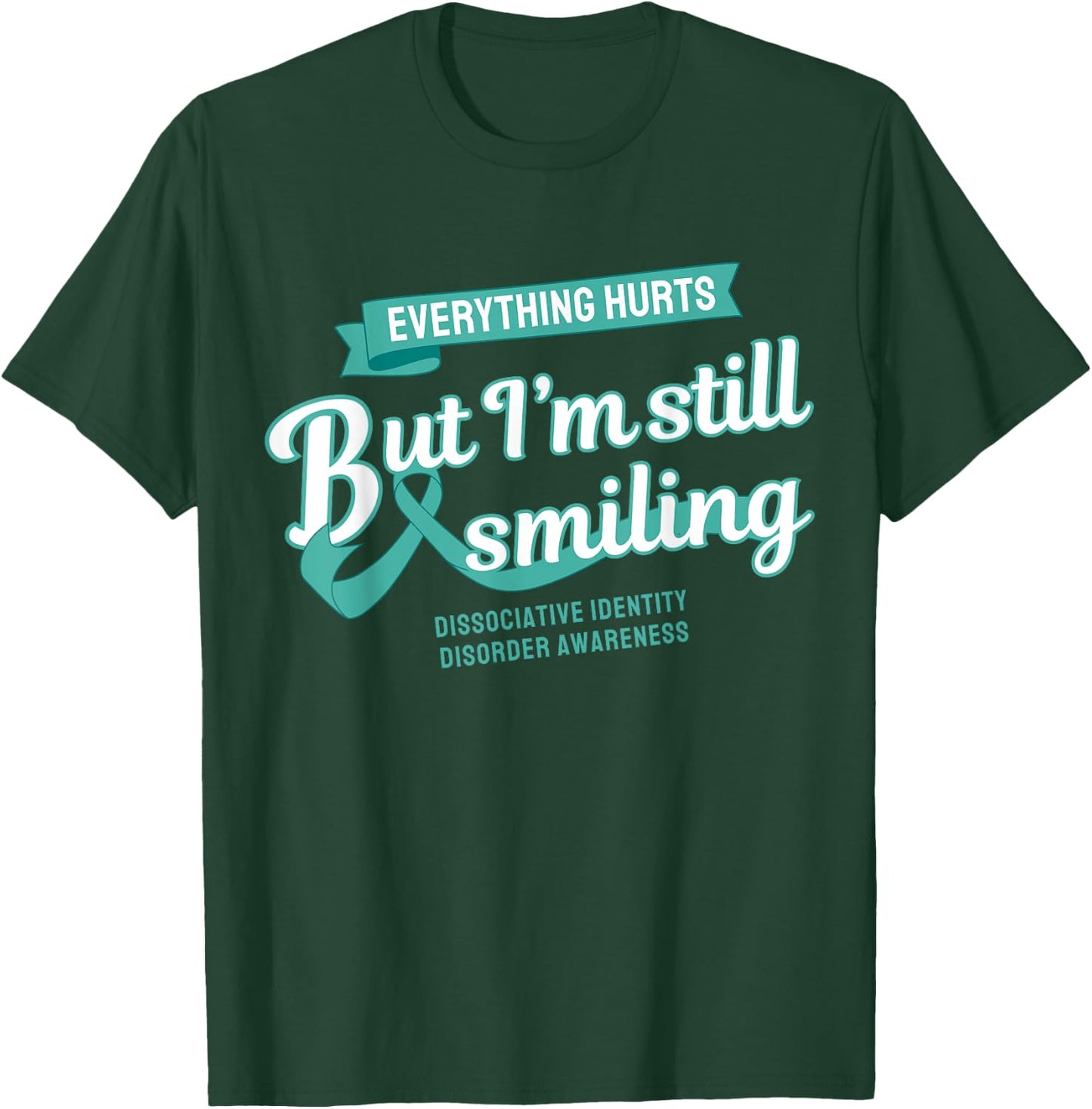 Still Smiling Dissociative Identity Disorder T-Shirt - T-Shirt | Forest