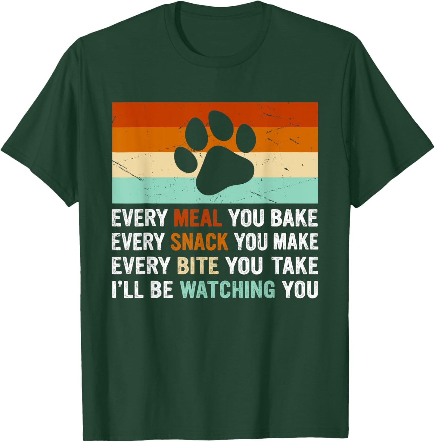Retro Dog, Dog Owner, Dog Humor, Dog Lover - Funny Dog T-Shirt - T-Shirt | Forest