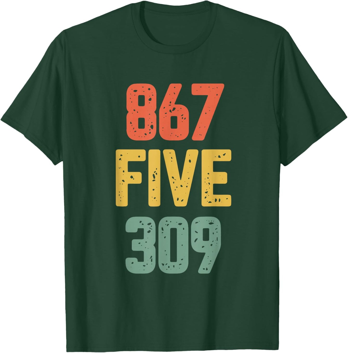 8675309 Nostalgic Funny 80s Retro Music Shirt T-Shirt - T-Shirt | Forest