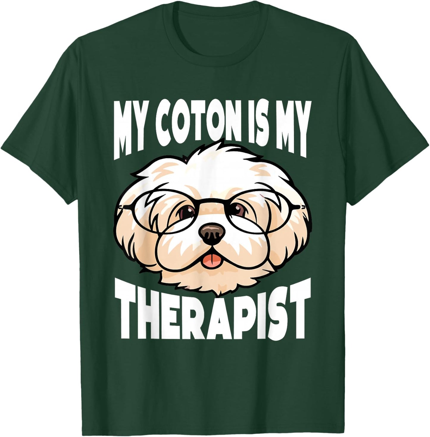 Coton De Tulear Owner Funny Dog Lover Coton De Tulear T-Shirt - T-Shirt | Forest