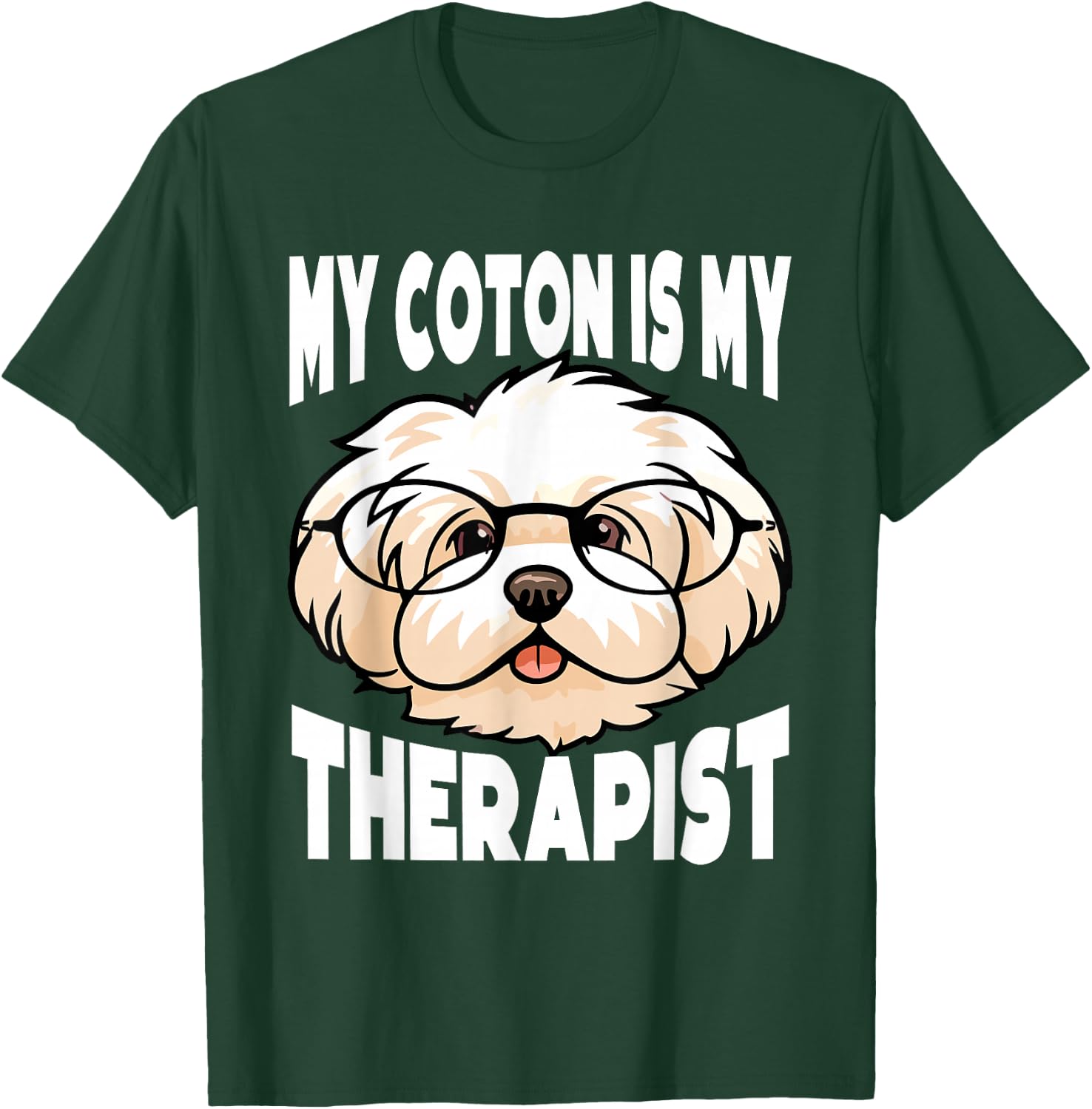 Coton De Tulear Owner Funny Dog Lover Coton De Tulear T-Shirt - T-Shirt | Forest