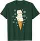 Polar Fox Ice Cream in Waffle Gift T-Shirt - T-Shirt | Forest