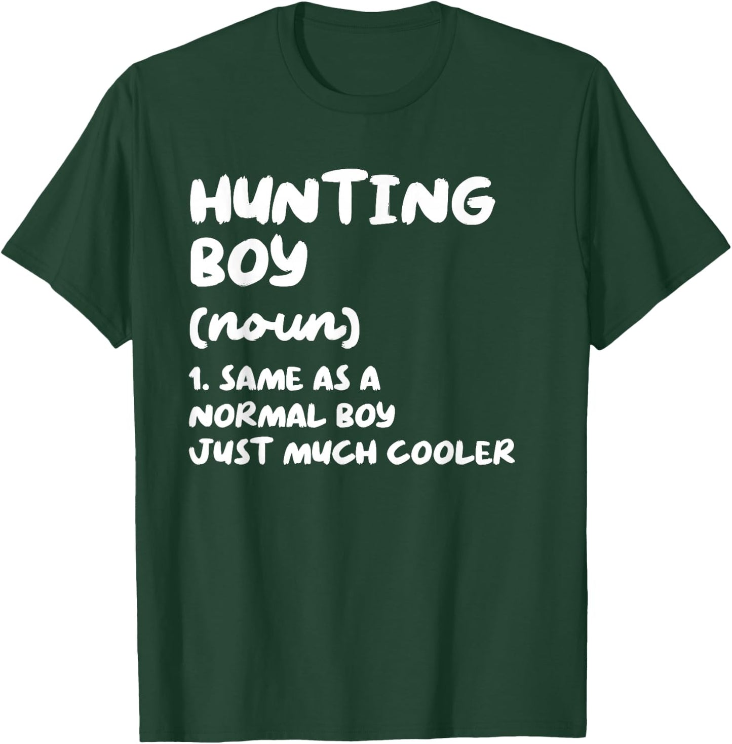 Hunting Boy Definition Funny T-Shirt - T-Shirt | Forest