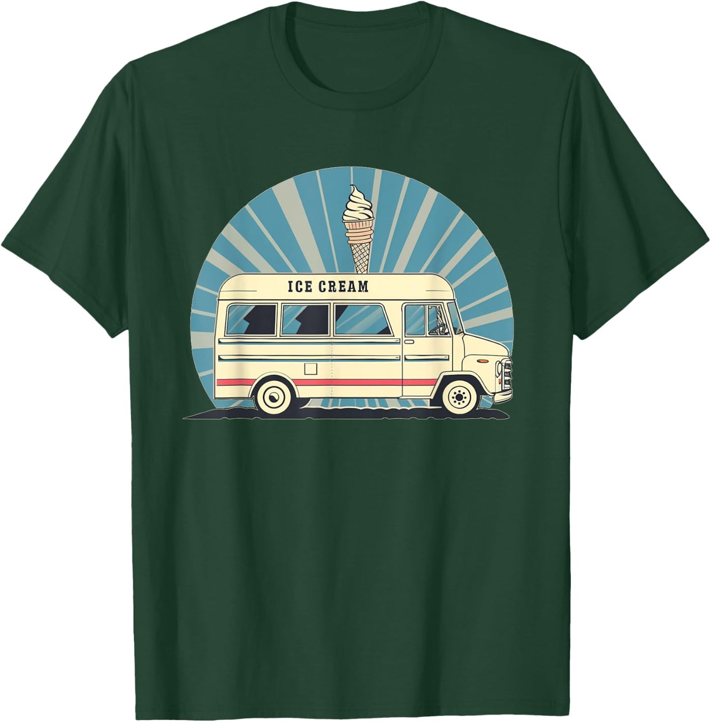 Awesome Ice Cream Truck Costume for Boys and Girls T-Shirt - T-Shirt | Forest