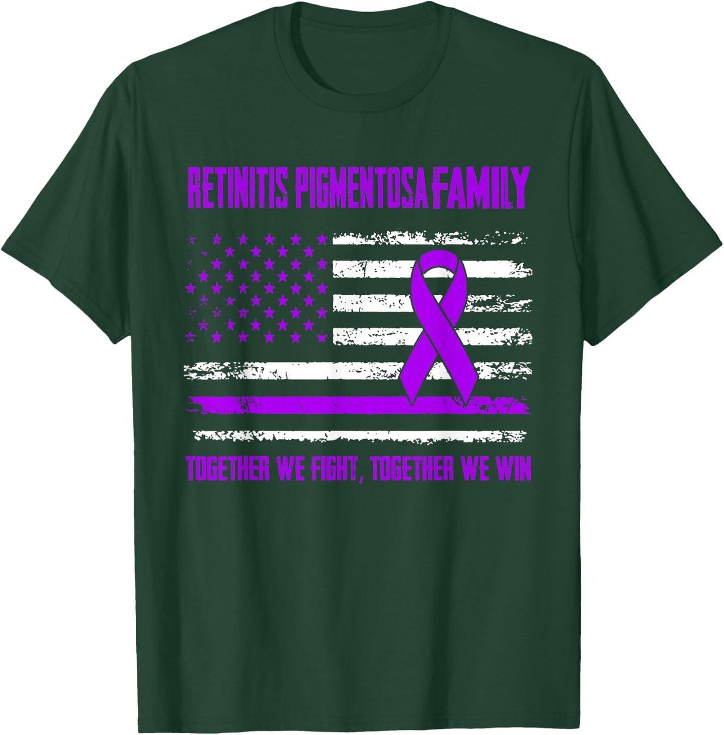 Retinitis Pigmentosa Awareness Family Together We Fight Toge T-Shirt - T-Shirt | Forest
