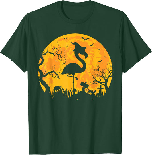 Spooky Flamingos For Halloween Flamingo Women T-Shirt - T-Shirt | Forest