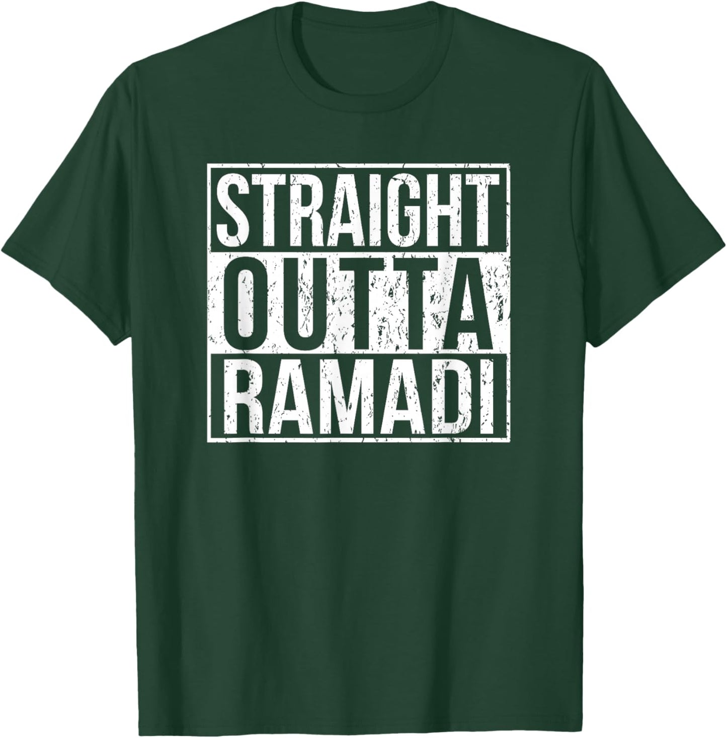 Straight Outta Ramadi Proud Veteran T-Shirt - T-Shirt | Forest
