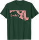 Teacher Maryland Map Support Public Education Distressed Men Women Kids T-Shirt - T-Shirt | Forest