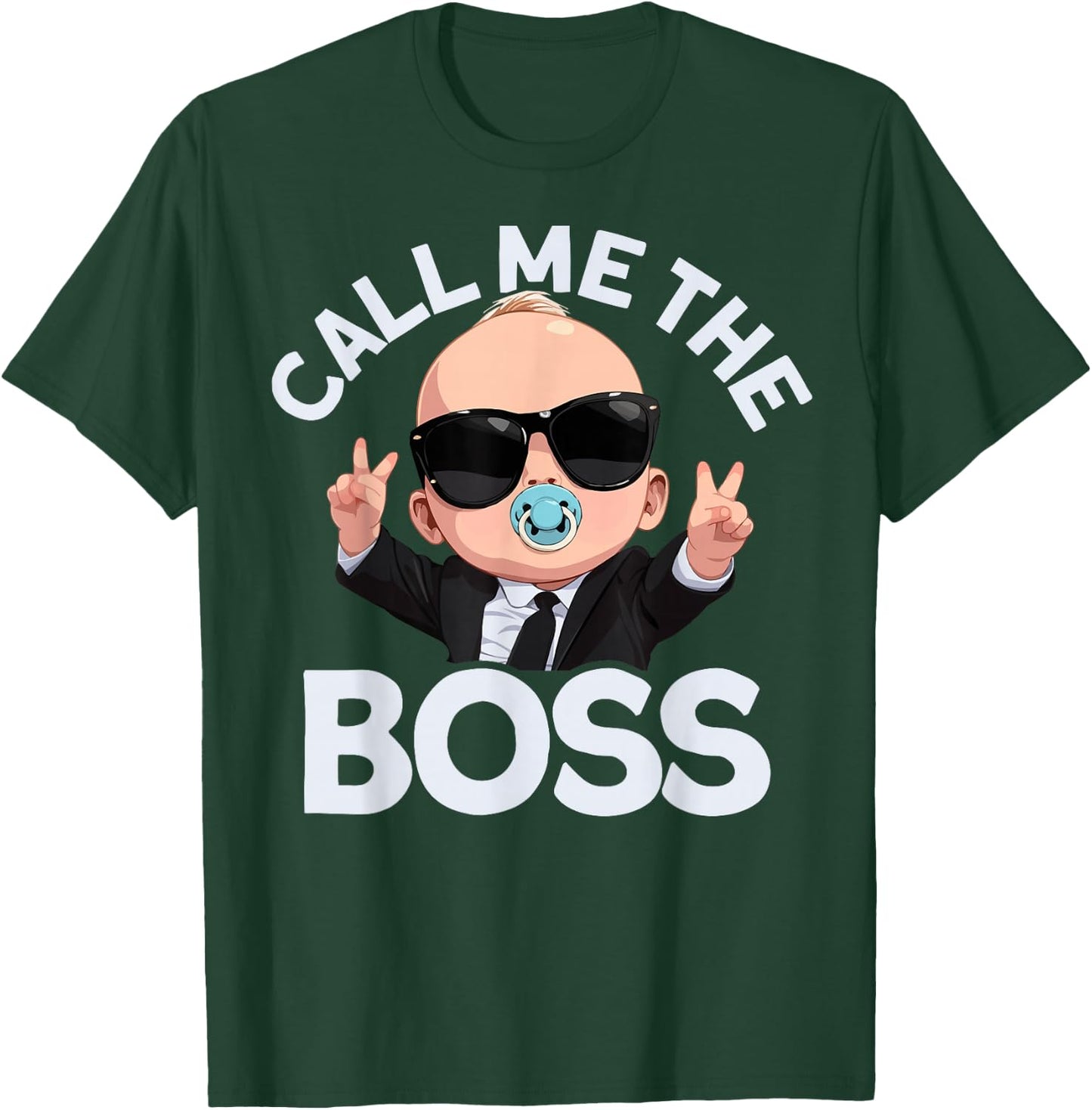 Baby Boss "Call Me Boss" Like A Boss Kids T-Shirt - T-Shirt | Forest