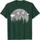 Cute Australia Kangaroo Santa Sleigh Aussie Christmas T-Shirt - T-Shirt | Forest