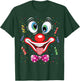 Carnival Clown Face Circus Costume Kids Men Women Carnivals T-Shirt - T-Shirt | Forest