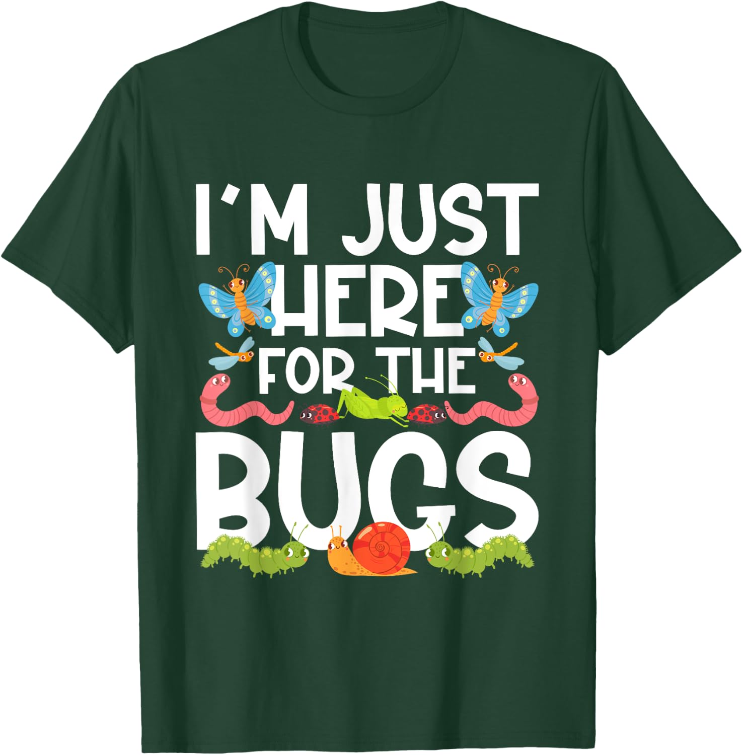 Bug Lover Insect T-Shirt - T-Shirt | Forest
