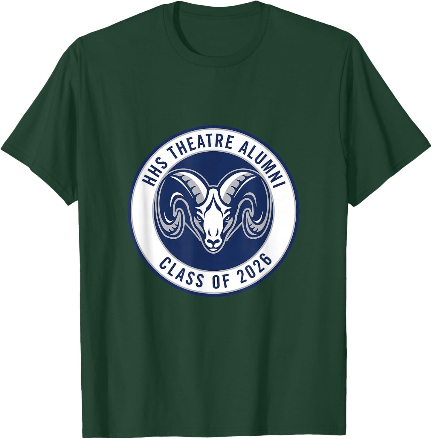 HHS Theatre Alumni 2026 T-Shirt - T-Shirt | Forest
