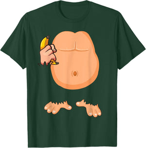 Monkey Costume Monkey Body Headless Halloween Costume T-Shirt - T-Shirt | Forest