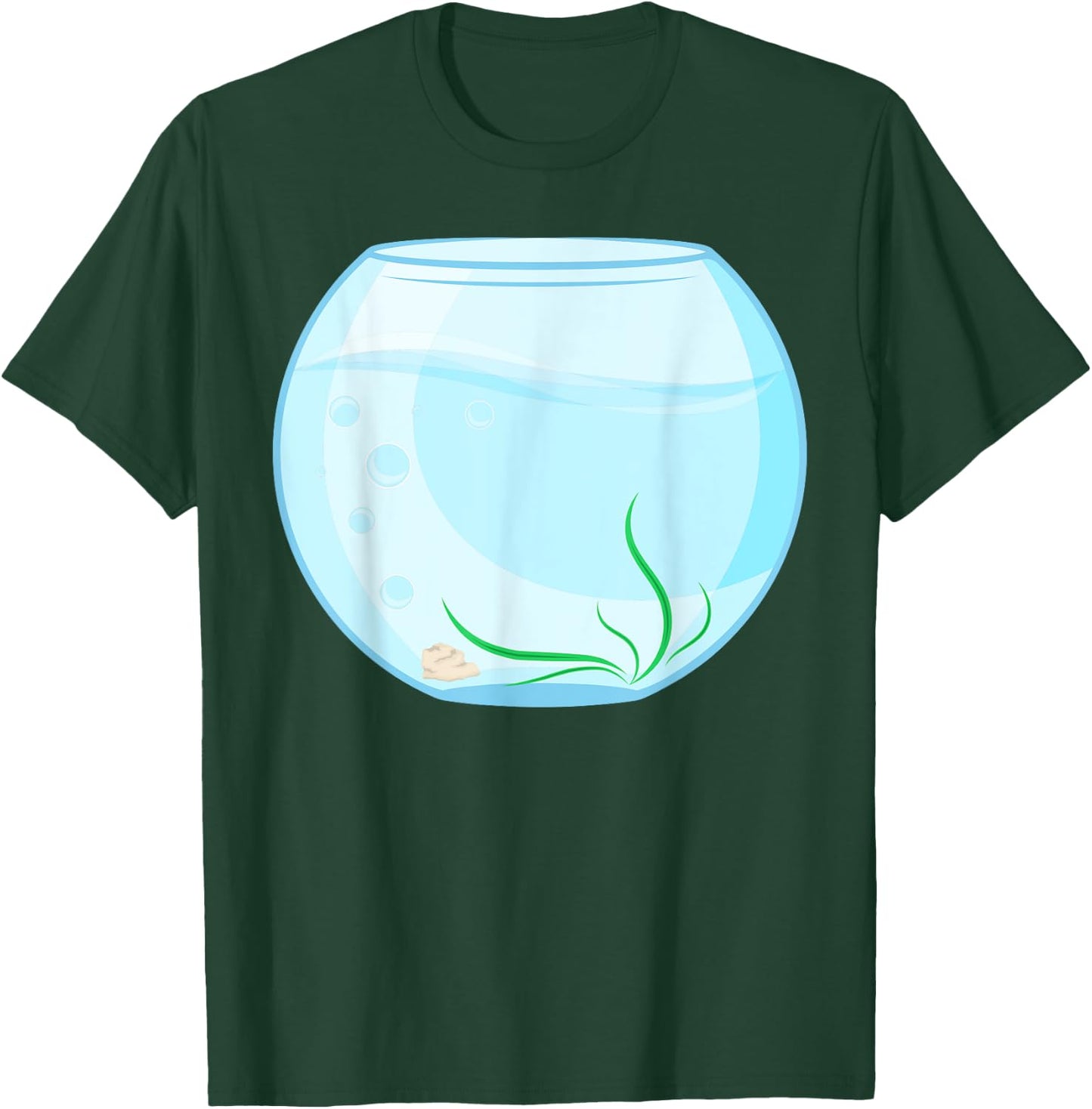 Funny Fish Bowl Costume T-Shirt - T-Shirt | Forest