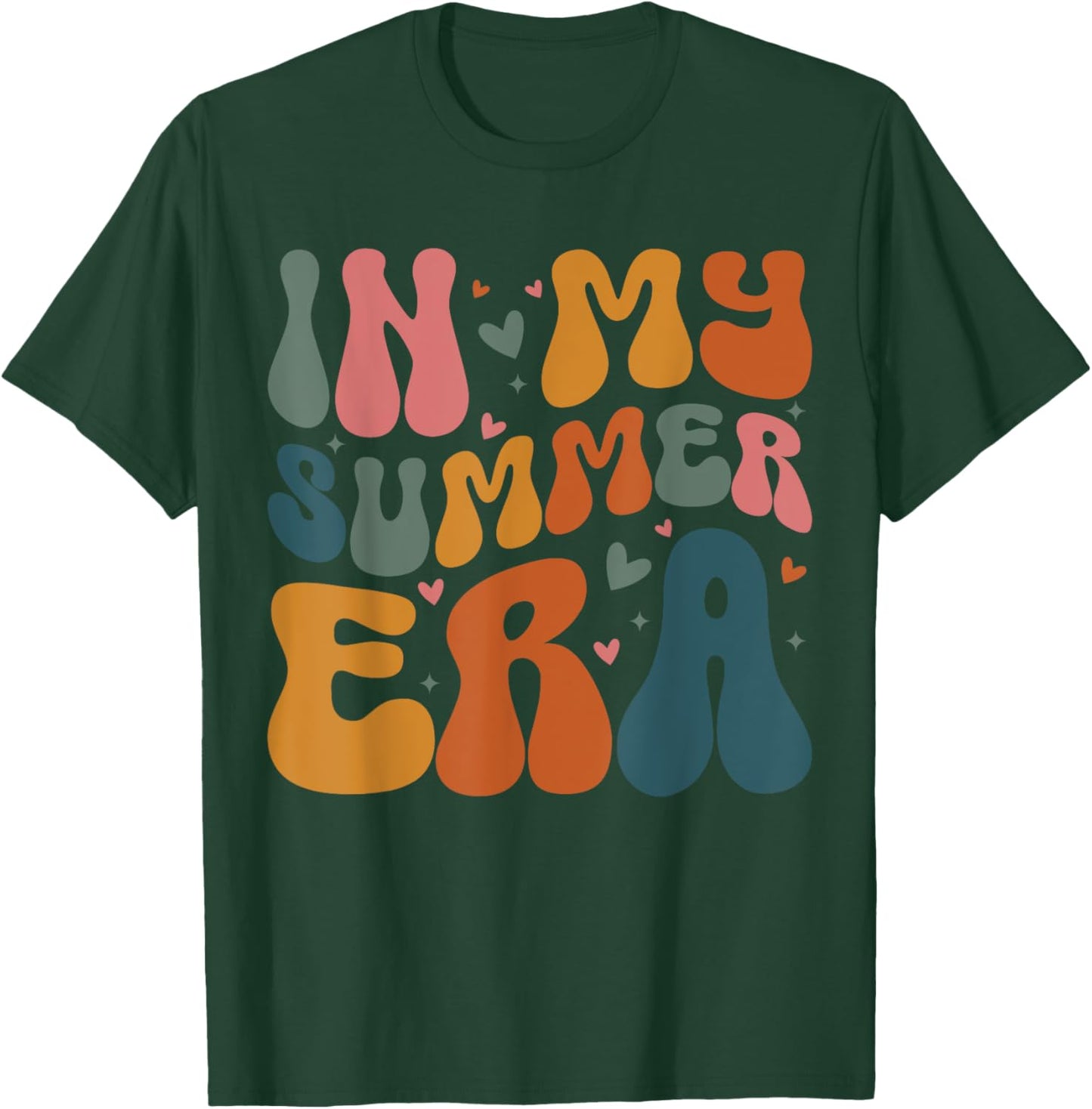 In My Summer Era Happy Last Day of School Teacher Kids T-Shirt - T-Shirt | Forest