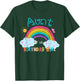 Aunt of The Birthday Girl Rainbow B-Day Matching Family T-Shirt - T-Shirt | Forest