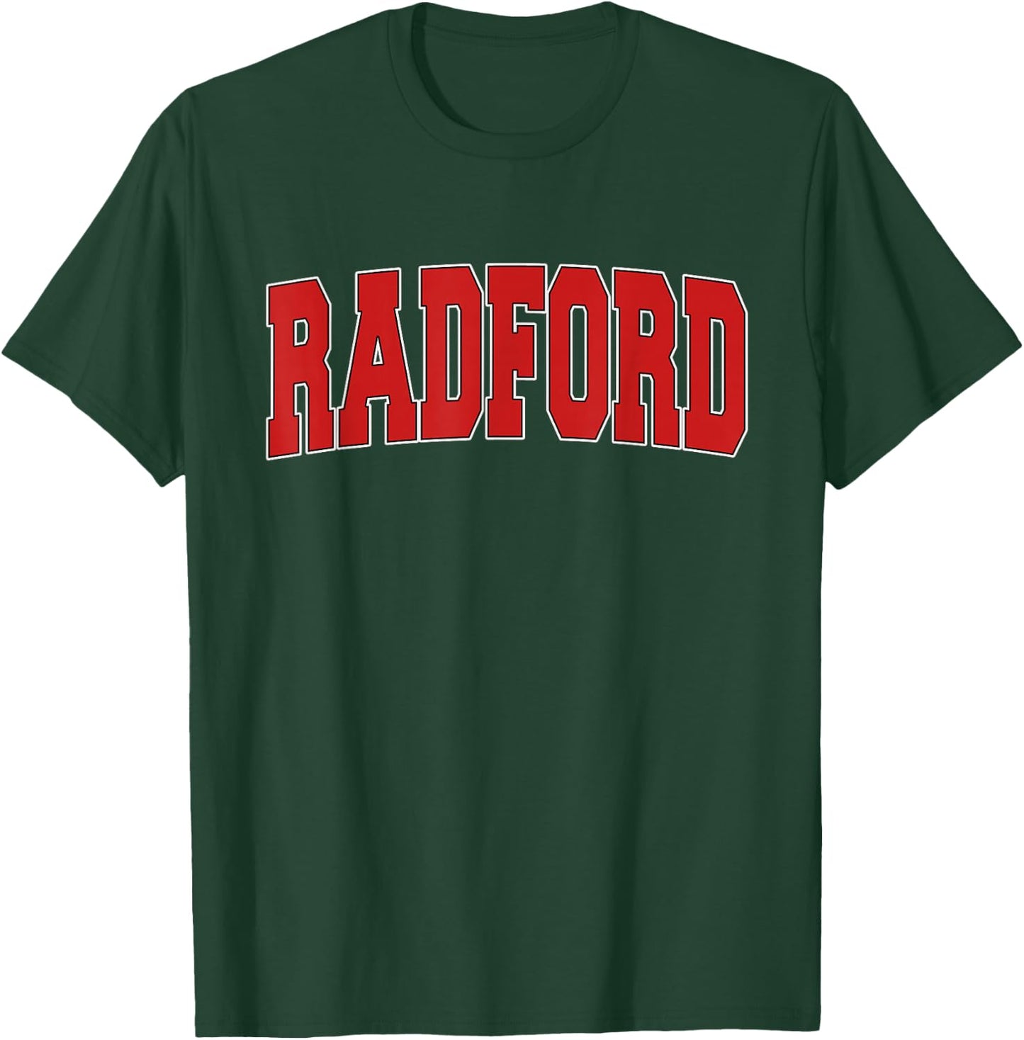 RADFORD VA VIRGINIA Varsity Style USA Vintage Sports T-Shirt - T-Shirt | Forest